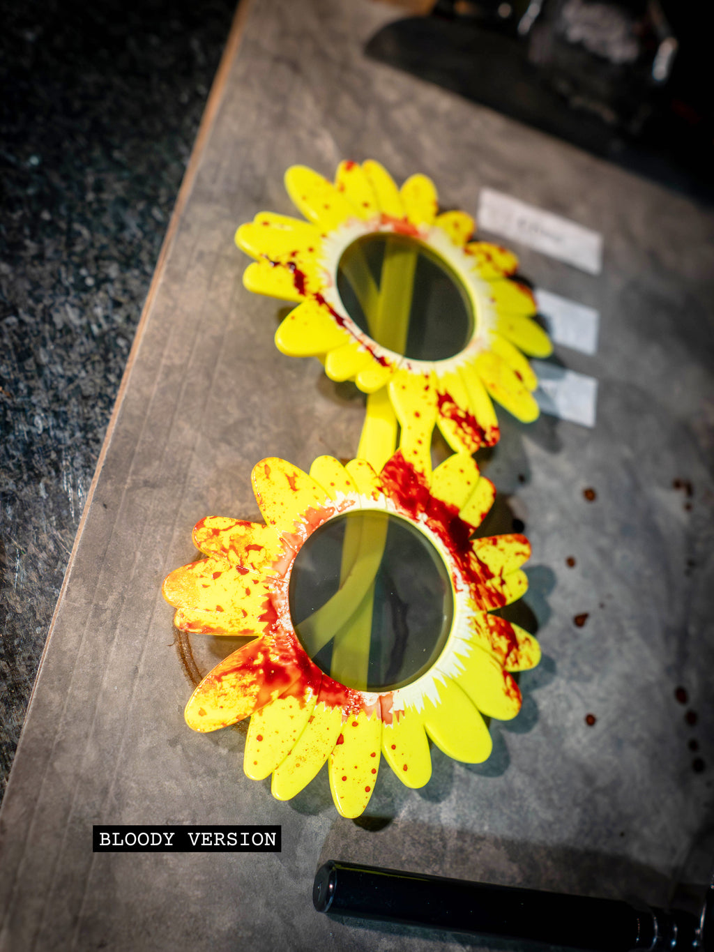 Killer Clown Bloody Flower Sunglasses  – Inspired by Terrifier 2