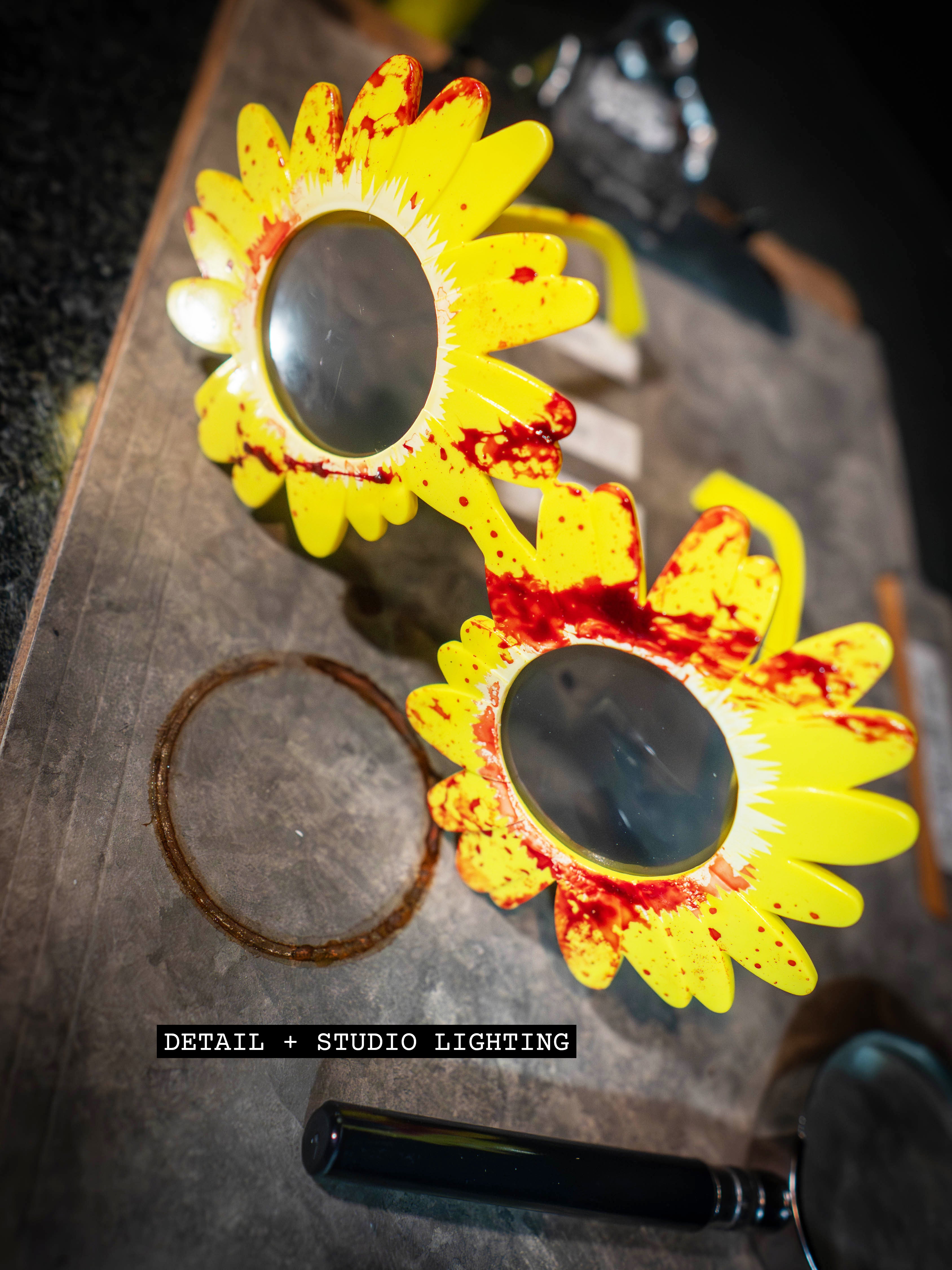 Killer Clown Bloody Flower Sunglasses  – Inspired by Terrifier 2
