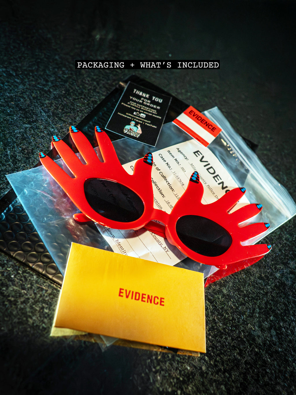 Killer Clown Finger Sunglasses  – Inspired by Terrifier 2