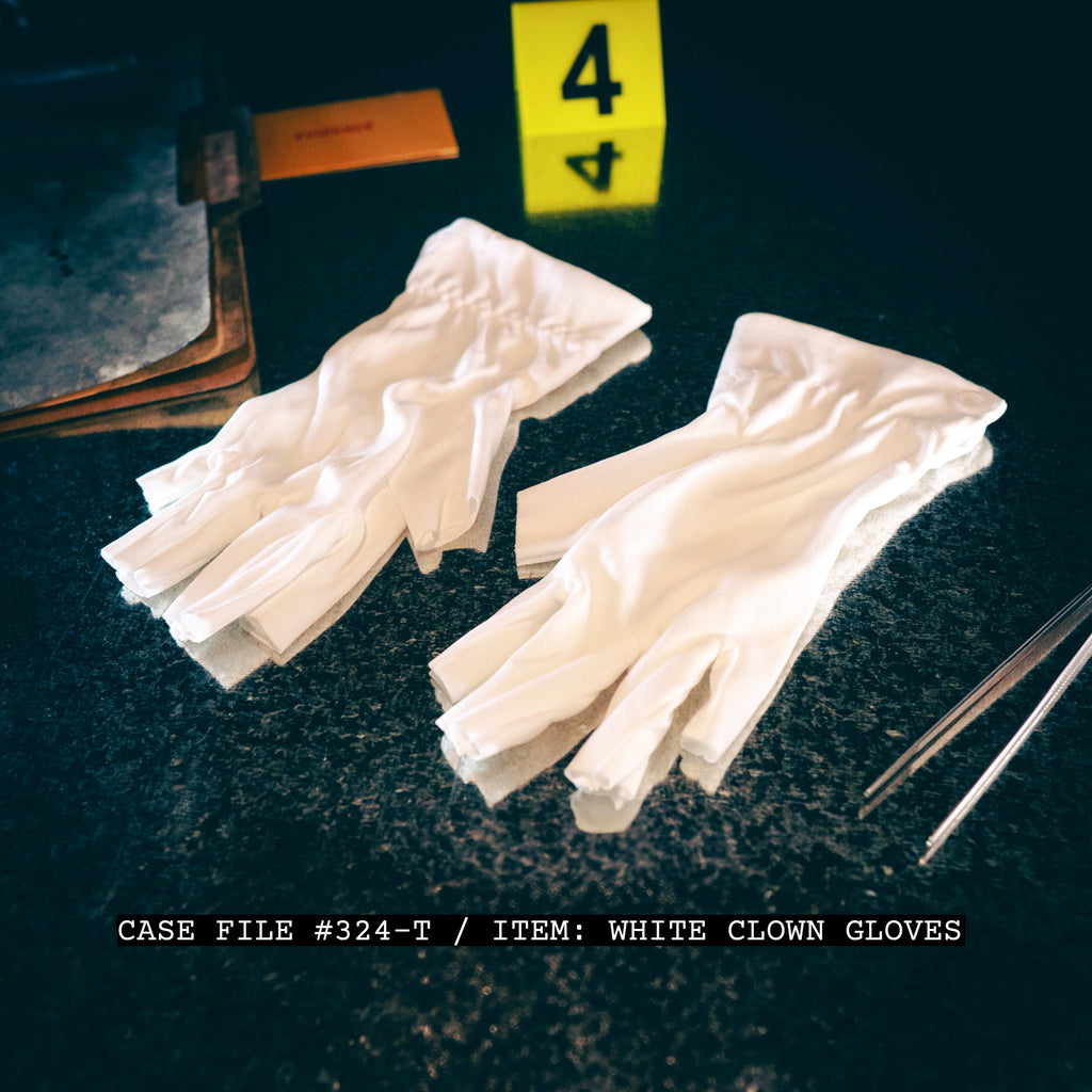Clean Killer Clown Gloves – Inspired by Terrifier