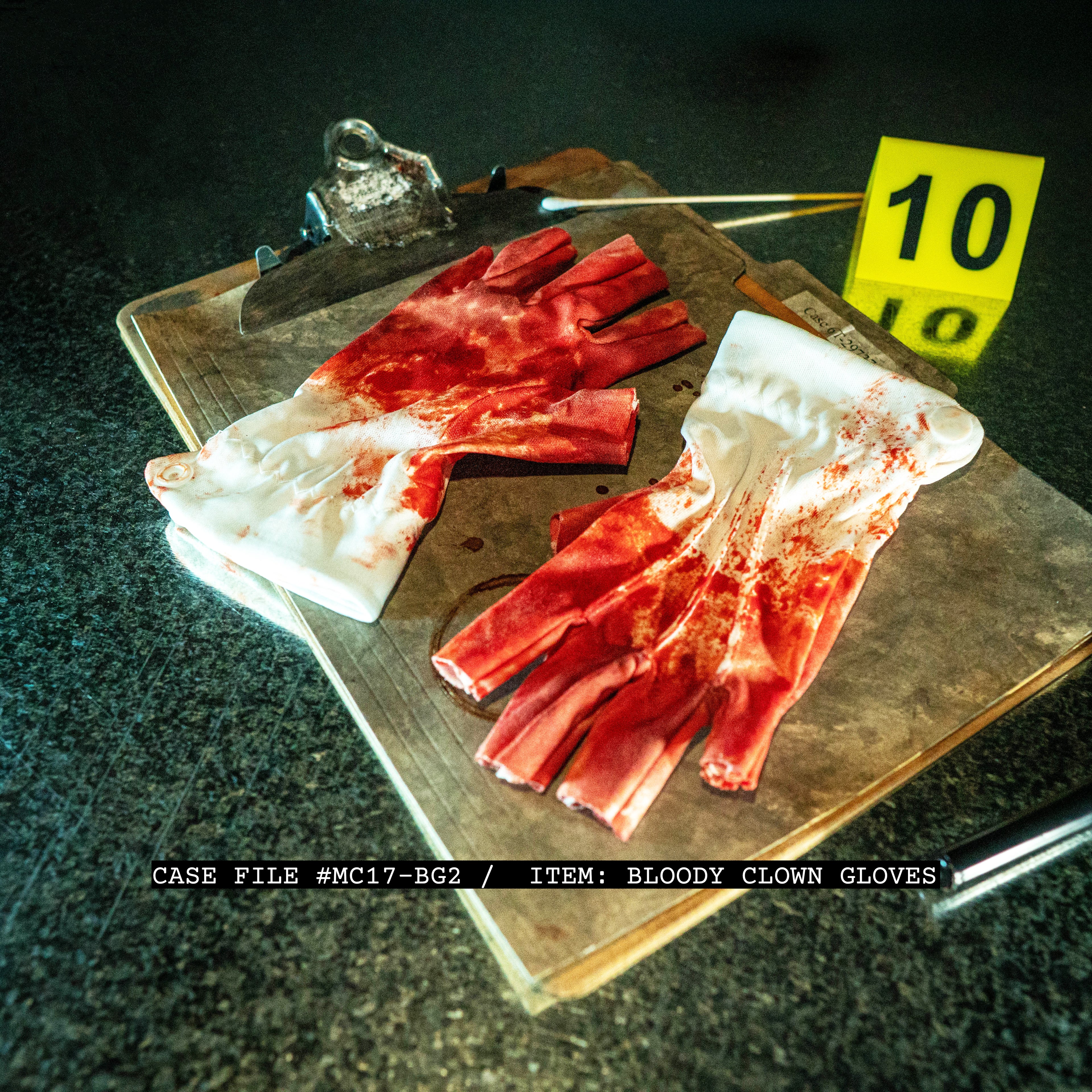 Bloody Killer Clown Gloves – Inspired by Terrifier